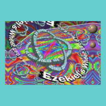 Ezekiel's Wheel: UFO? poster posters