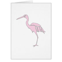 Ezra Egret Card