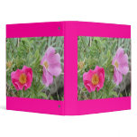 F0004 Wildroses 3 Ring Binder