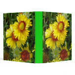 F0006 Yellow Wildflowers Binders