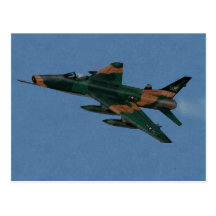 F100 Super Sabre Vietnam War Veteran Postcard