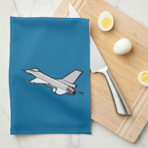 F16 Fighting Falcon Fighter Jet In Flight Hand Towel