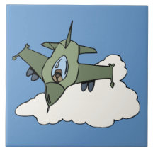 F16 Fighting Falcon Fighter Jet In Flight Tiles