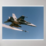 F18 Fires Sidewinder Print