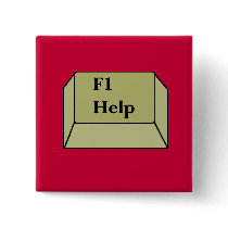 F1 HELP computer key - button by Horseshoes3 F1 HELP computer key - button