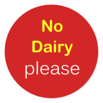 f2 - Food Request ~ NO DAIRY PLEASE. Stickers