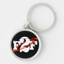 F2F Round Keychain