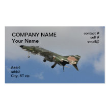 F4 Phantom landing configuration Business Card