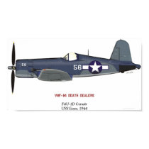 F4U-1D Vought Corsair "Sun Setter" posters