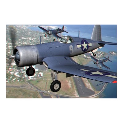 F4U 3D Anaglyph Posters by prolithic