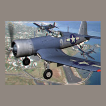 F4U 3D Anaglyph posters