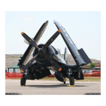 F4U-4N Corsair (Night Fighter Variant) posters