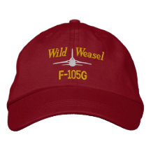 F-105G Golf Hat Embroidered Baseball Cap