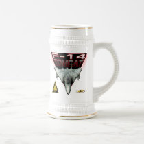 F-14 Custom Beer Stein w/call sign mugs