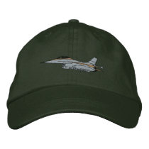 F-16 Fighter embroidered hats by ZazzleEmbroidery F-16 Fighter embroidered hats