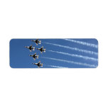 F-16 Thunderbirds Delta Formation Return Address Labels