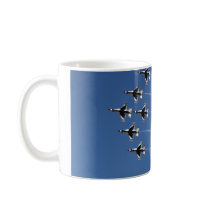 F-16 Thunderbirds Delta Formation Coffee Mugs