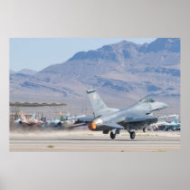 F-16C Fighting Falcon OT AF 88 420 Taking Off Poster
