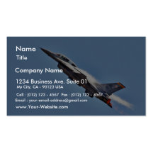 F 16s Jets Fighters Airplanes Business Card