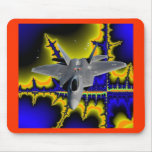 F-22 IN SPACE MOUSE PADS