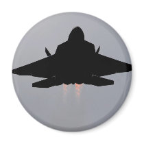 F-22 LEAVING GUAM MAGNET