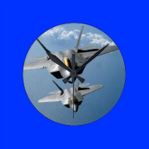 F-22 RAPTOR 8"  WALL CLOCK wall clocks