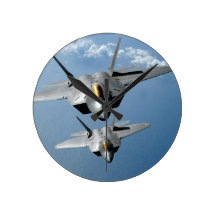 F-22 RAPTOR 8"  WALL CLOCK