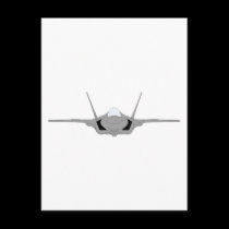 F-22 Raptor - Head-On postcards