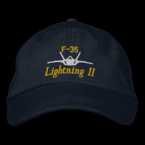 F-35 Golf Hat embroidered hats