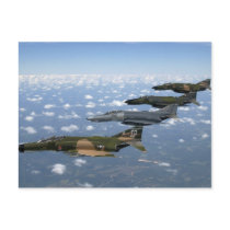 F-4 Phantom II Heritage Flight Postcard by KitteasGallery F-4 Phantom II Heritage Flight Postcard