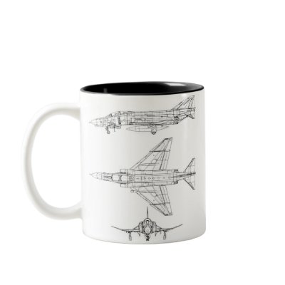 F-4 Phantom II Coffee Mug by rabidraptor