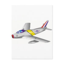 F-86_Sabre Post Card