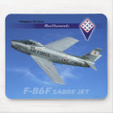 F-86F Sabre Jet mousepads by tempera70 F-86F Sabre Jet mousepads