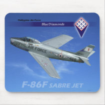 F-86F Sabre Jet mousepads