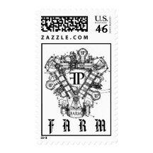 F   A   R   M  u  s   S  T  A  M  P Postage Stamp