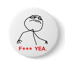 F Asterisk Yea Pin