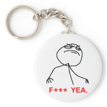 F Asterisk Yea Keychains