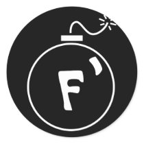 F Bomb stickers