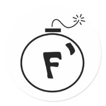 F Bomb stickers