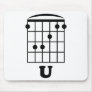 F Chord U Mouse Pad
