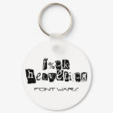 F%ck Helvetica Key Chain keychains by ImagineThatDesign F%ck Helvetica Key Chain keychains