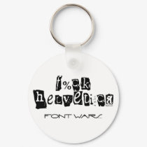 F%ck Helvetica Key Chain keychains by ImagineThatDesign F%ck Helvetica Key Chain keychains