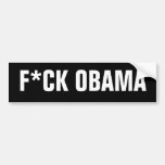F*CK OBAMA BUMPER STICKERS