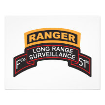 F Co 51st Infantry LRS Scroll, Ranger Tab Announcements