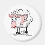 F Ewe Refrigerator Magnets