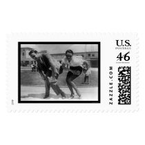 F. Farnum Teaching an Actress the Charleston 1925 Stamp