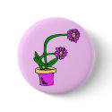 F- Flowers Monogram Button by elenaind F- Flowers Monogram Button