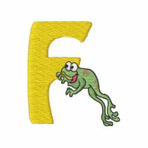 F-Frog embroidered shirts by ZazzleEmbroidery F-Frog embroidered shirts