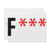F*** icon personalized announcements
