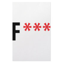 F*** icon stationery
